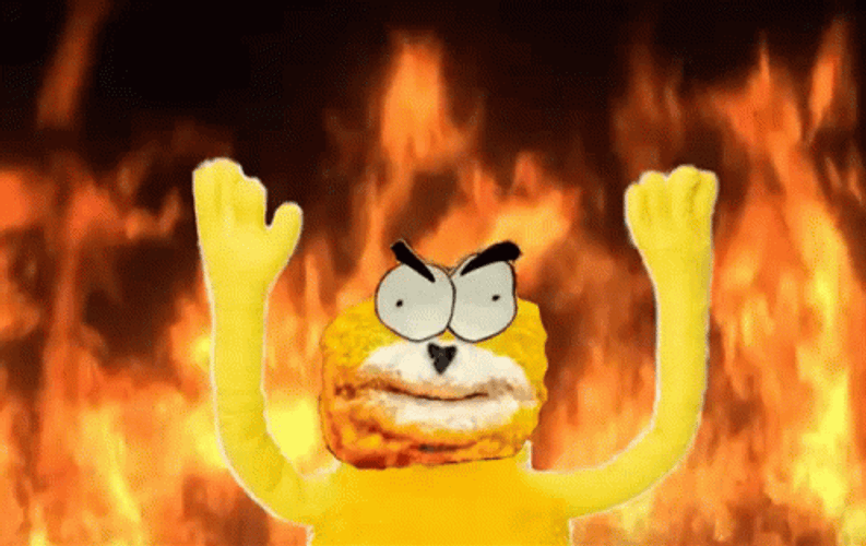 Puppet IC Offender Yellow Burn It GIF