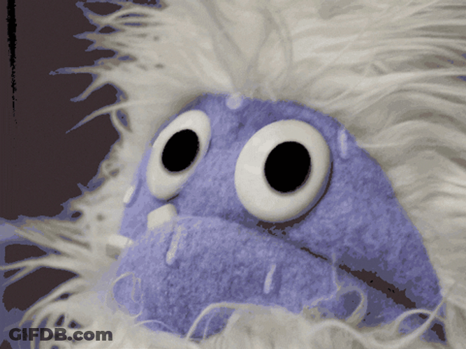 Puppet Nervous Sweat GIF
