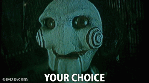 Puppet Saying Your Choice GIF