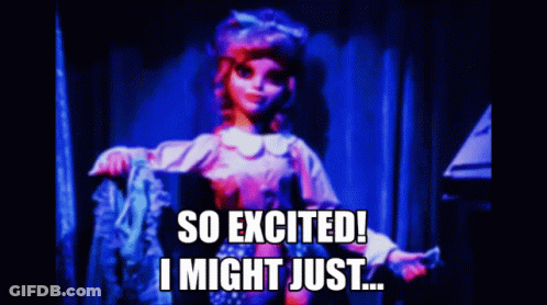 Puppet So Excited I Might Just GIF
