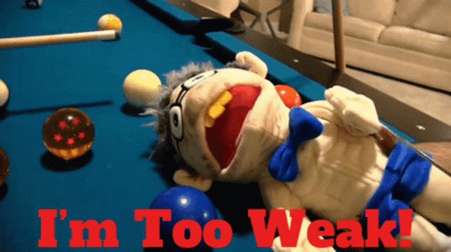 Puppet Super Mario Logan Cody I'm So Weak GIF
