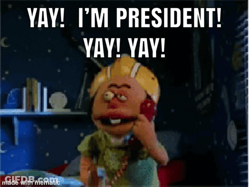 Puppet Talking On Phone Saying Yay GIF