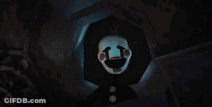 Puppet With Blue Light Coming Out Of Mouth GIF