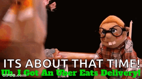 Puppet With Glasses It's About That Time GIF