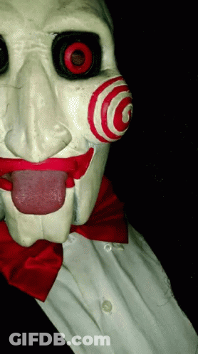 Puppet With Red Bow Tie GIF
