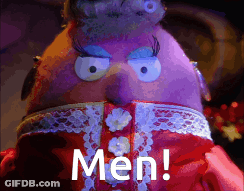 Puppet With Words Men On It GIF