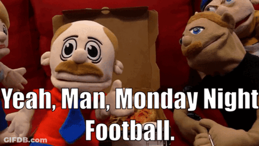 Puppets Watching Thursday Night Football GIF