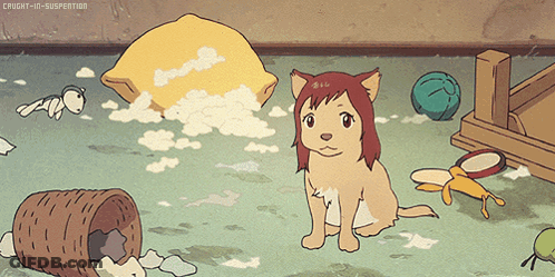 Puppy Caught-In-Suspecting GIF