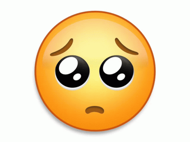 Puppy Eyes Pleading Emoji GIF