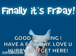 Puppy Running Finally It's Friday GIF