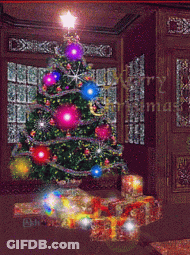 Puppy Wearing Reindeer Antlers 100 Days Until Christmas GIF