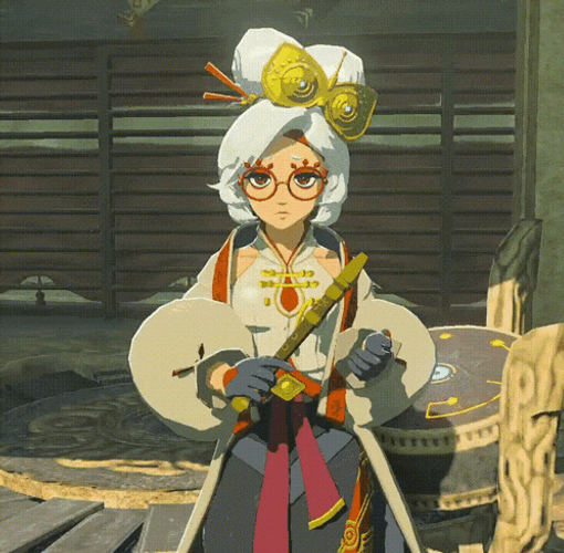 Purah In Legend Of Zelda Tears Of The Kingdom GIF