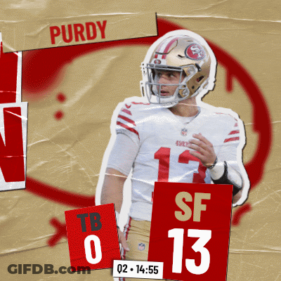 Purdy Football Player Poster GIF