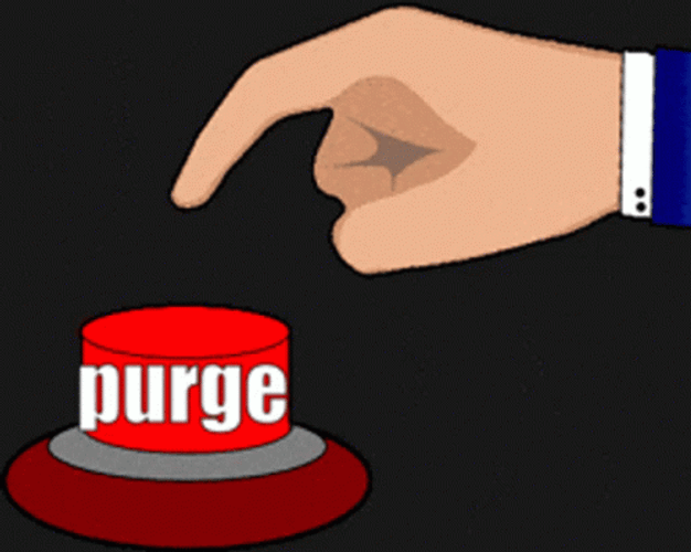 Purge Easy Button Press Fast GIF