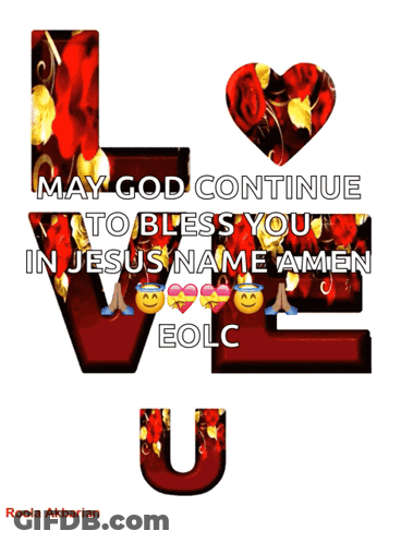 Purple Amen Sign With Flowers GIF