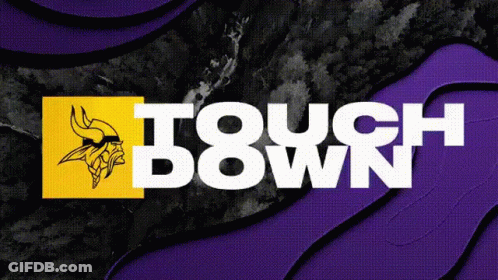 Purple And Black Background Touch Down GIF