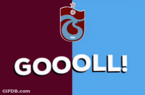 Purple And Blue Background Saying Goooll GIF