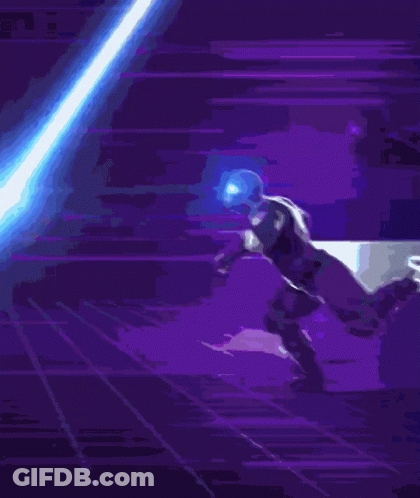 Purple And Blue Background With Dots GIF