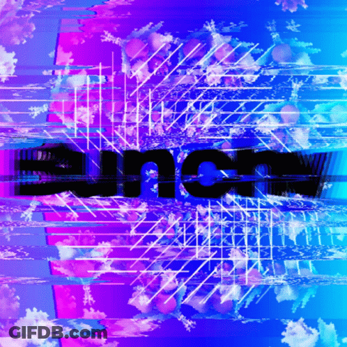 Purple And Blue Background With Word Syncy GIF