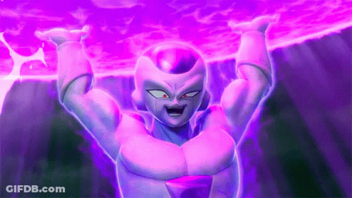 Purple And Blue Cartoon Character Arms Outstretched GIF