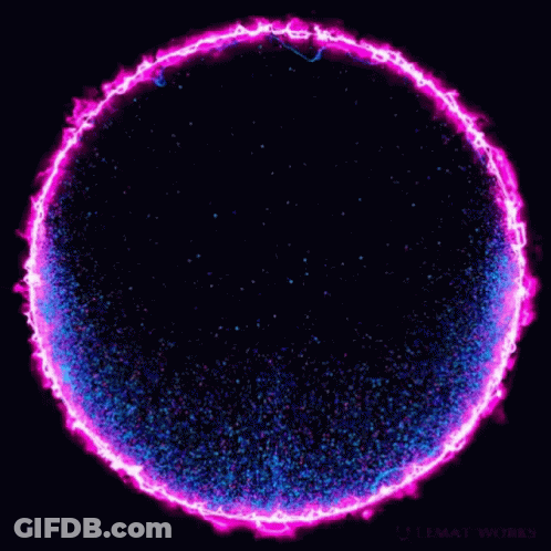 Purple And Blue Circle Lemat Works GIF