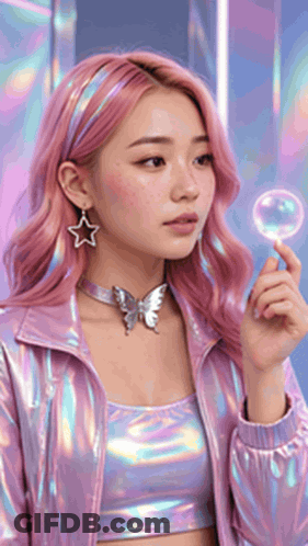 Purple And Blue Cube With Triangle Inside GIF