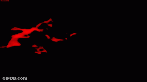 Purple And Blue Flames On Black GIF