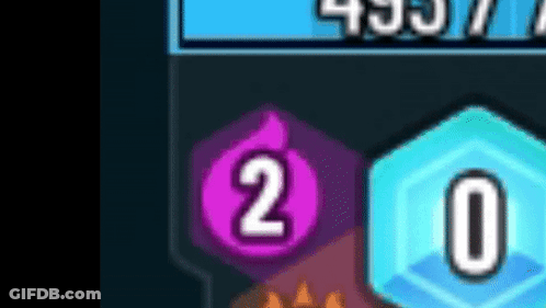 Purple And Blue Icon With Number 20 GIF