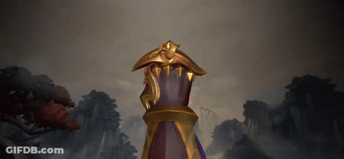 Purple And Gold Item With Crown GIF