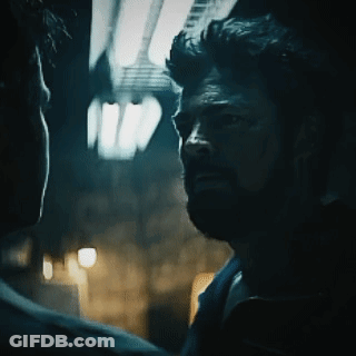 Purple And Green Half Face Cartoon Saying It's So Peak GIF