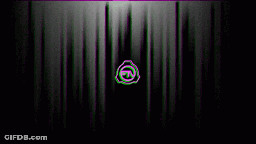 Purple And Green Logo On Black Background GIF