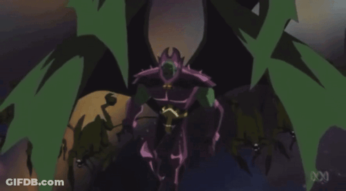 Purple And Green Monster With ABC GIF