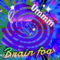 Purple And Green Swirl Brain Fog GIF