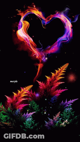 Purple And Orange Flame GIF