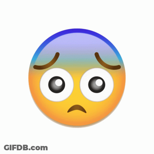 Purple And Pink Gradient Smiley With Two Stars GIF