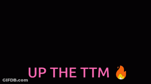 Purple And Pink Logo Saying Up The Ttm GIF