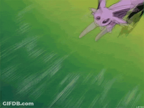 Purple And White Animal With Latinx Text GIF