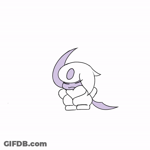 Purple And White Cartoon Character GIF