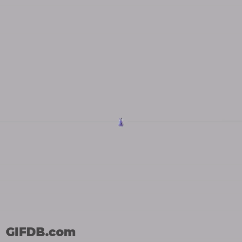 Purple And White Cartoon With Blue Eyes Sticking Out Tongue GIF
