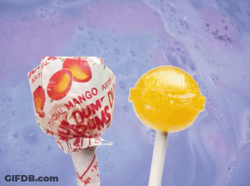 Purple And White Dum Dum Lollipop GIF