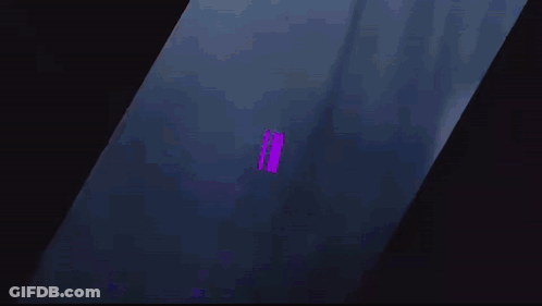 Purple And White Graphic Letter I GIF