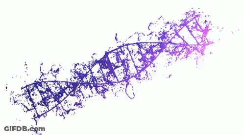 Purple And White Rocket GIF