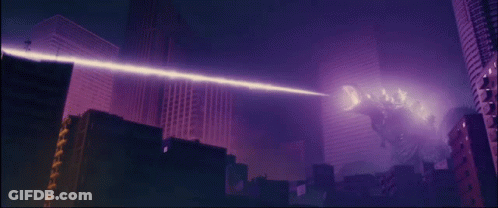 Purple And Yellow Glowing Light GIF