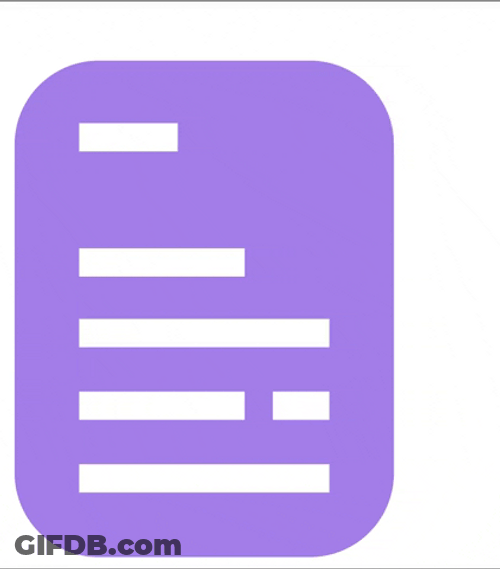 Purple Animated Checklist GIF