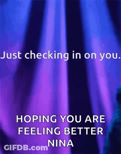 Purple Background Checking In On You GIF