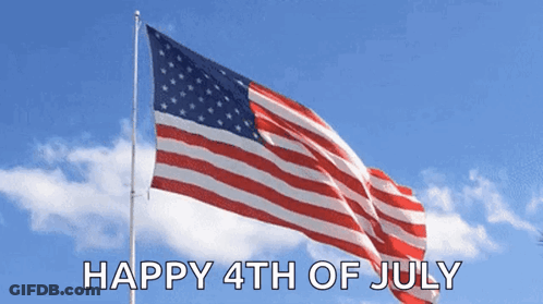 Purple Background Good Morning USA GIF