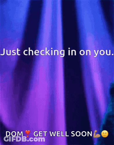 Purple Background Just Checking In On You GIF