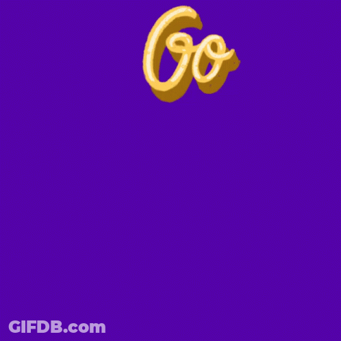 Purple Background Saying Go Vote Minnesota GIF