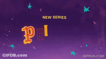 Purple Background Saying New Series Primos GIF