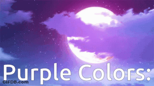 Purple Background Saying Purple Colors GIF